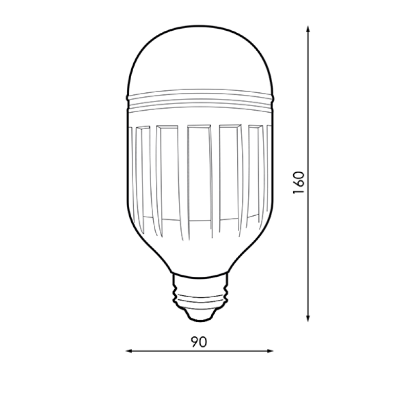 Lâmpada LED E27 Antimosquitos 15W