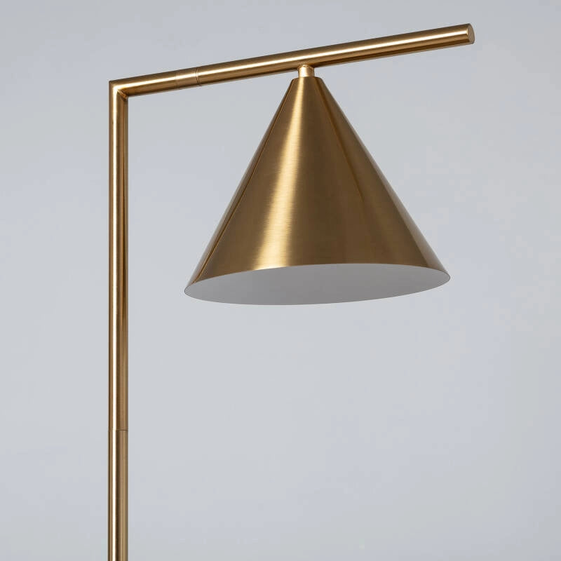 Wood and Glass floor lamp