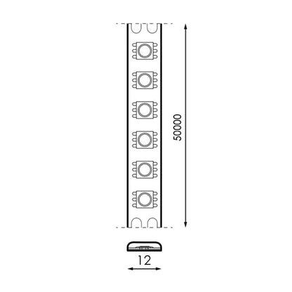 Fita Led 24V DC SMD5050 Videny RGB+C (6000K) 60 LED/m - 5 Metros