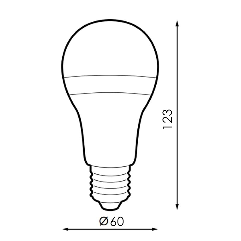 Lâmpada Led Smarthome E27 A60 10W