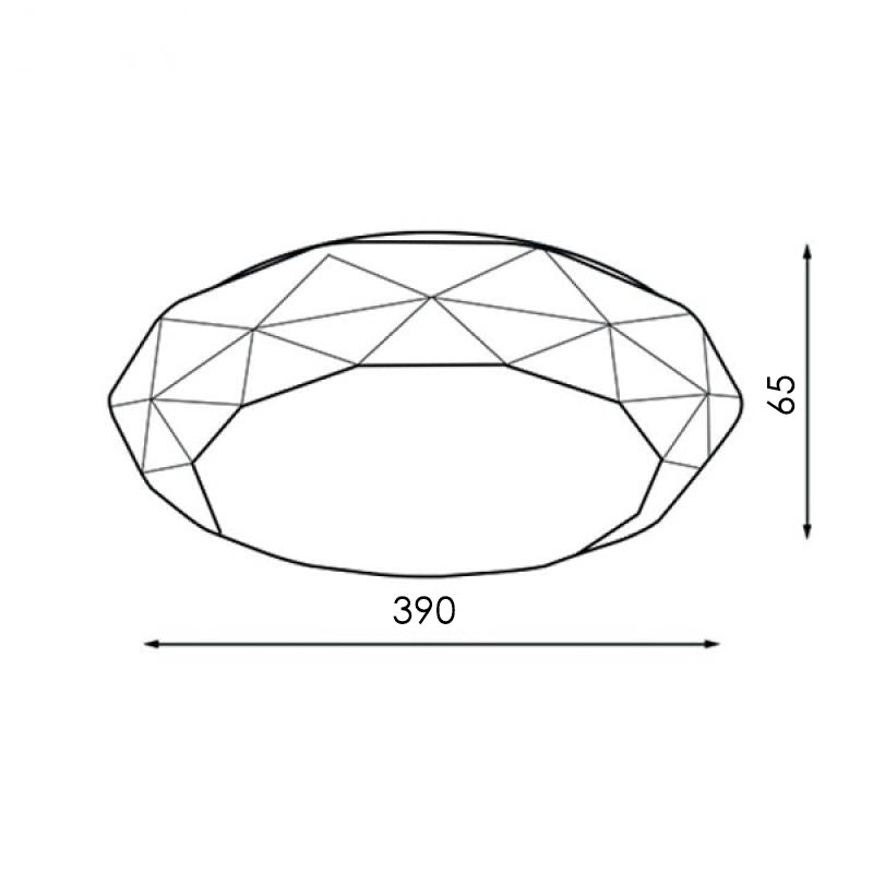 Plafón Led Smarthome Dial 24W CCT APP