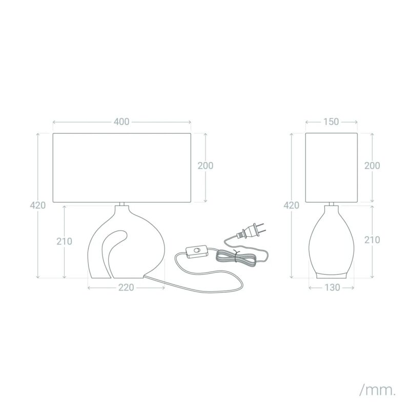 Candeeiro de Mesa Fenna