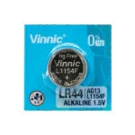 Pilha Alcalina 1,5V LR44 VINNIC