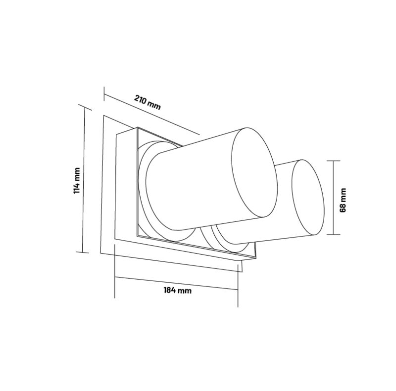 Downlight Direcionável Tube