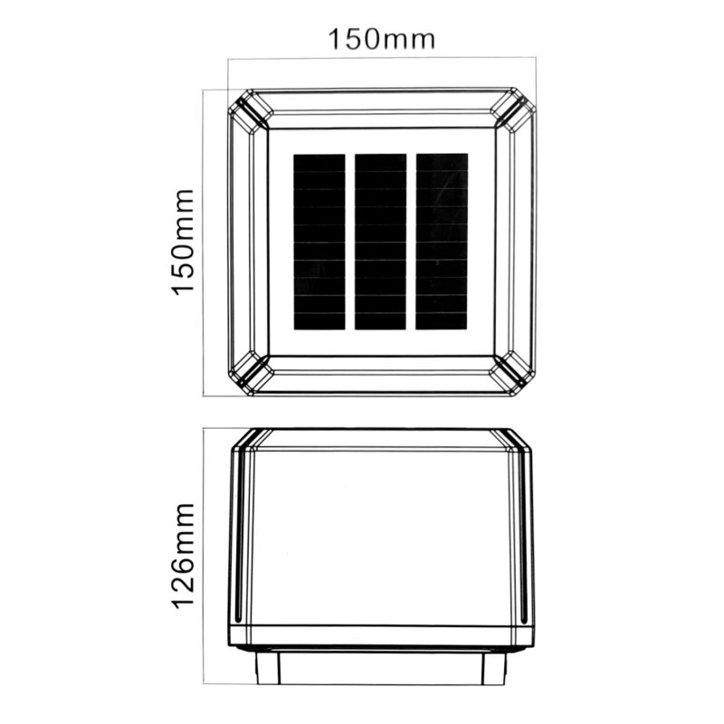 Baliza Solar Inel c/ Sensor