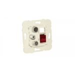 Tomada Mista R-TV-SAT-RJ45 CAT.6 UTP 21544 EFAPEL