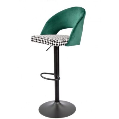 Banco Bar Teide Houndstooth em Verde