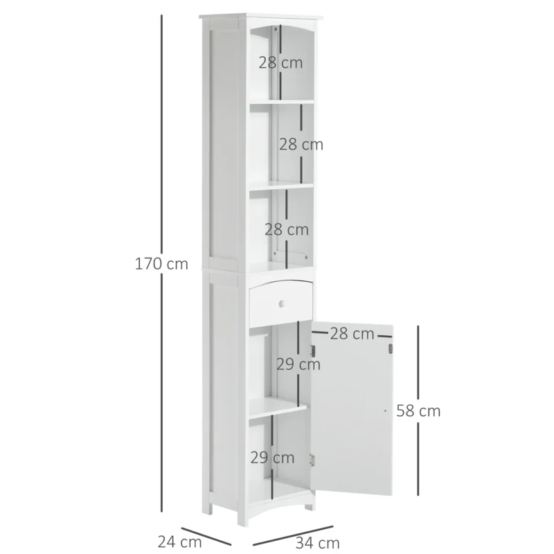 Coluna Multiuso p/ WC em Branco