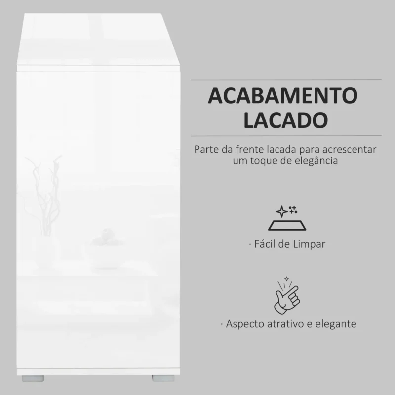 Aparador c/ 2 Portas e 2 Gavetas em Branco