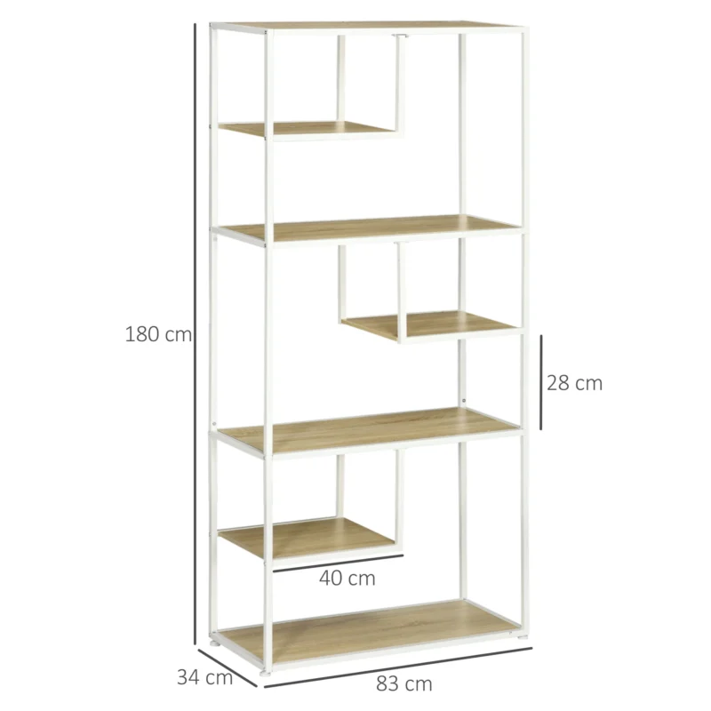 Estante c/ Estrutura de Aço em Branco