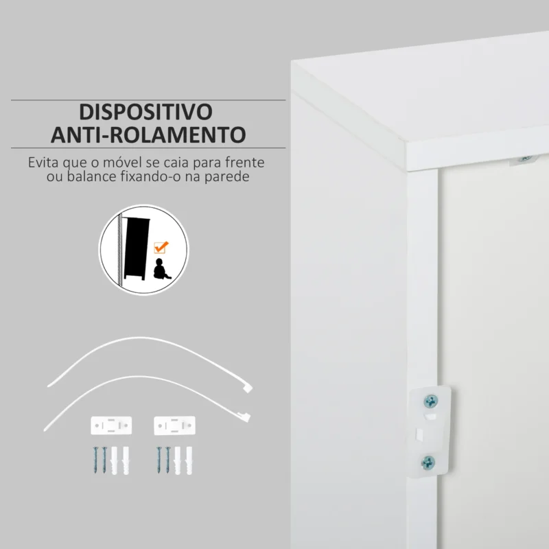 Aparador c/ 2 Portas e 2 Gavetas em Branco