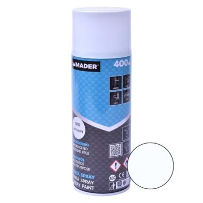 Tinta Spray Matt White 1007 Mader